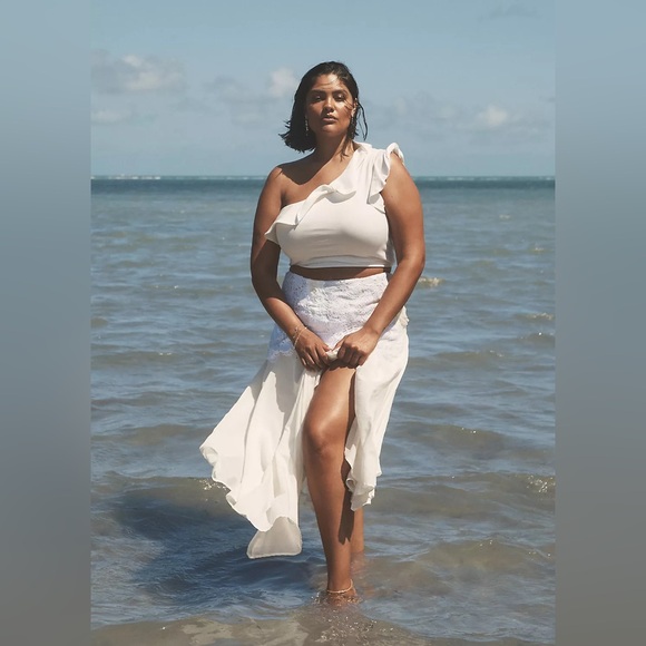 Maeve One-Shoulder Ruffled Top - Picture 9 of 9